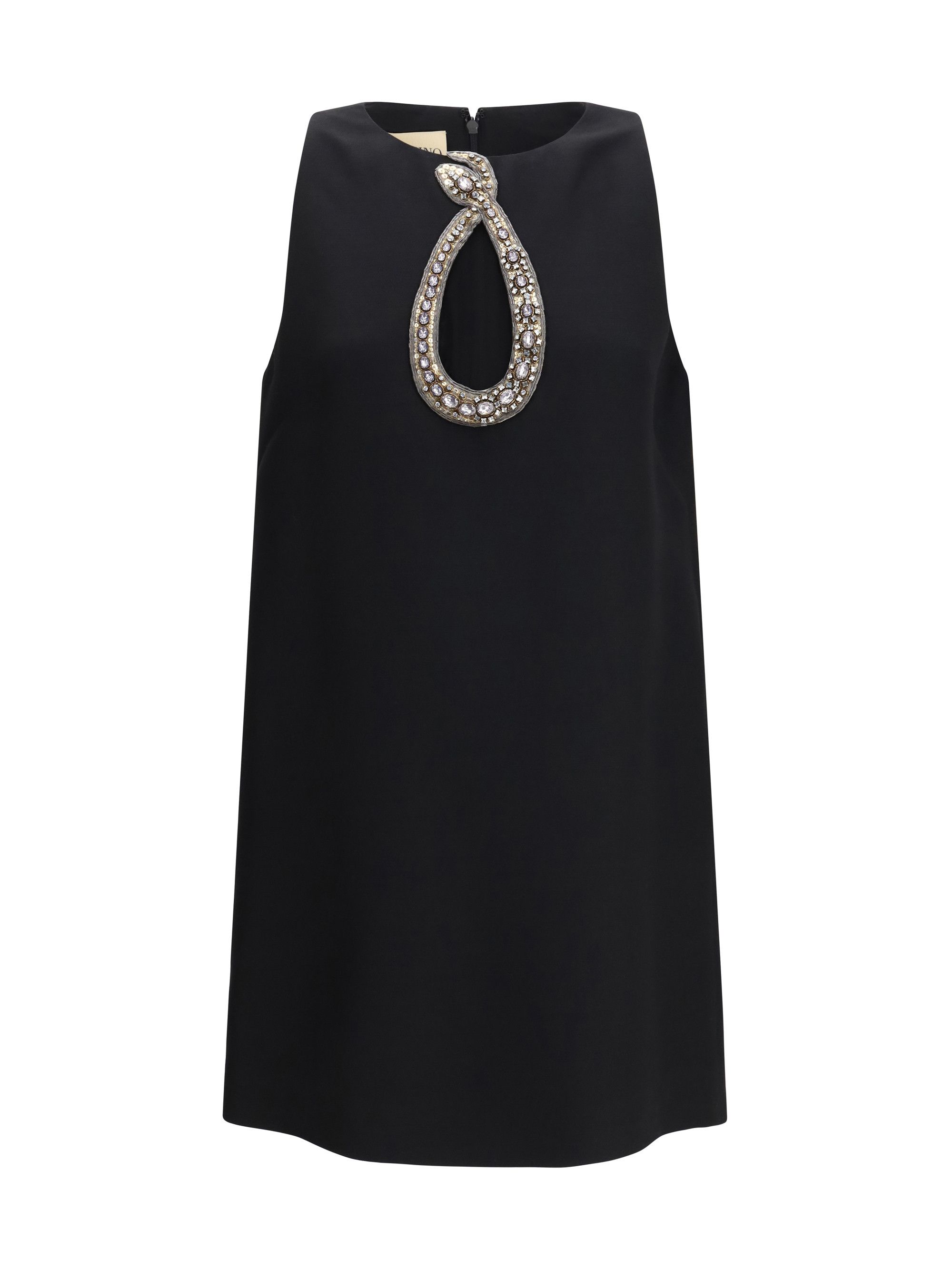Valentino Short crepe couture Dress Size L / US 10 / IT 46 - 1 Thumbnail