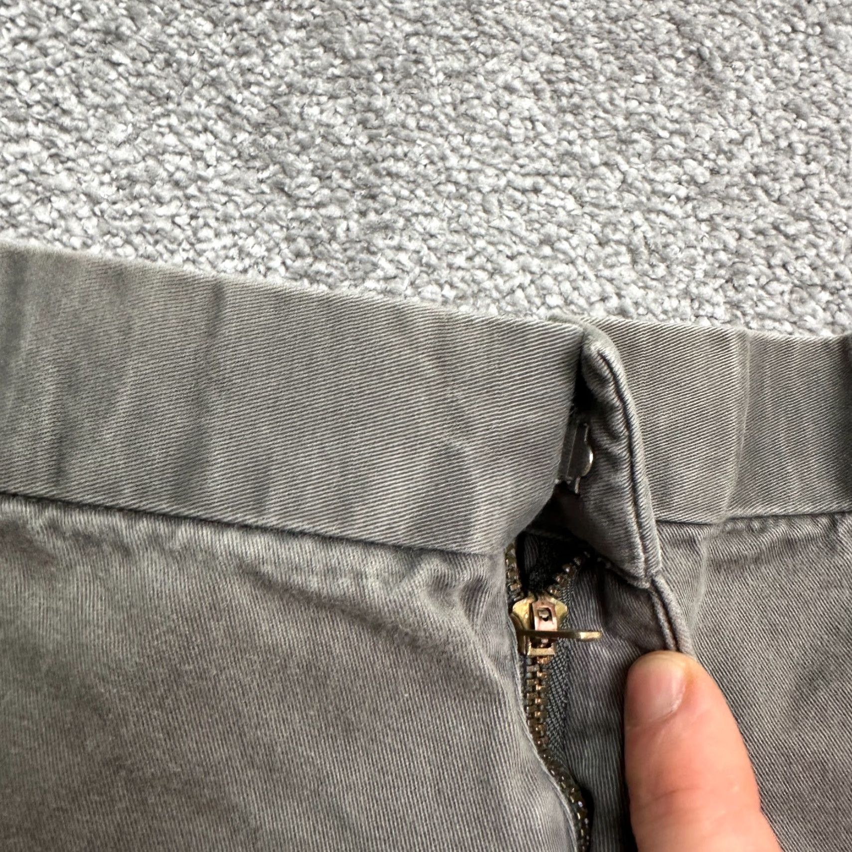 Dockers DOCKERS Classic Fit Chino Pants Mens 40x32 Black Straight Leg Flat Front Cotton Pants Mens Regular 40 Black Size US 40 / EU 56 - 3 Thumbnail