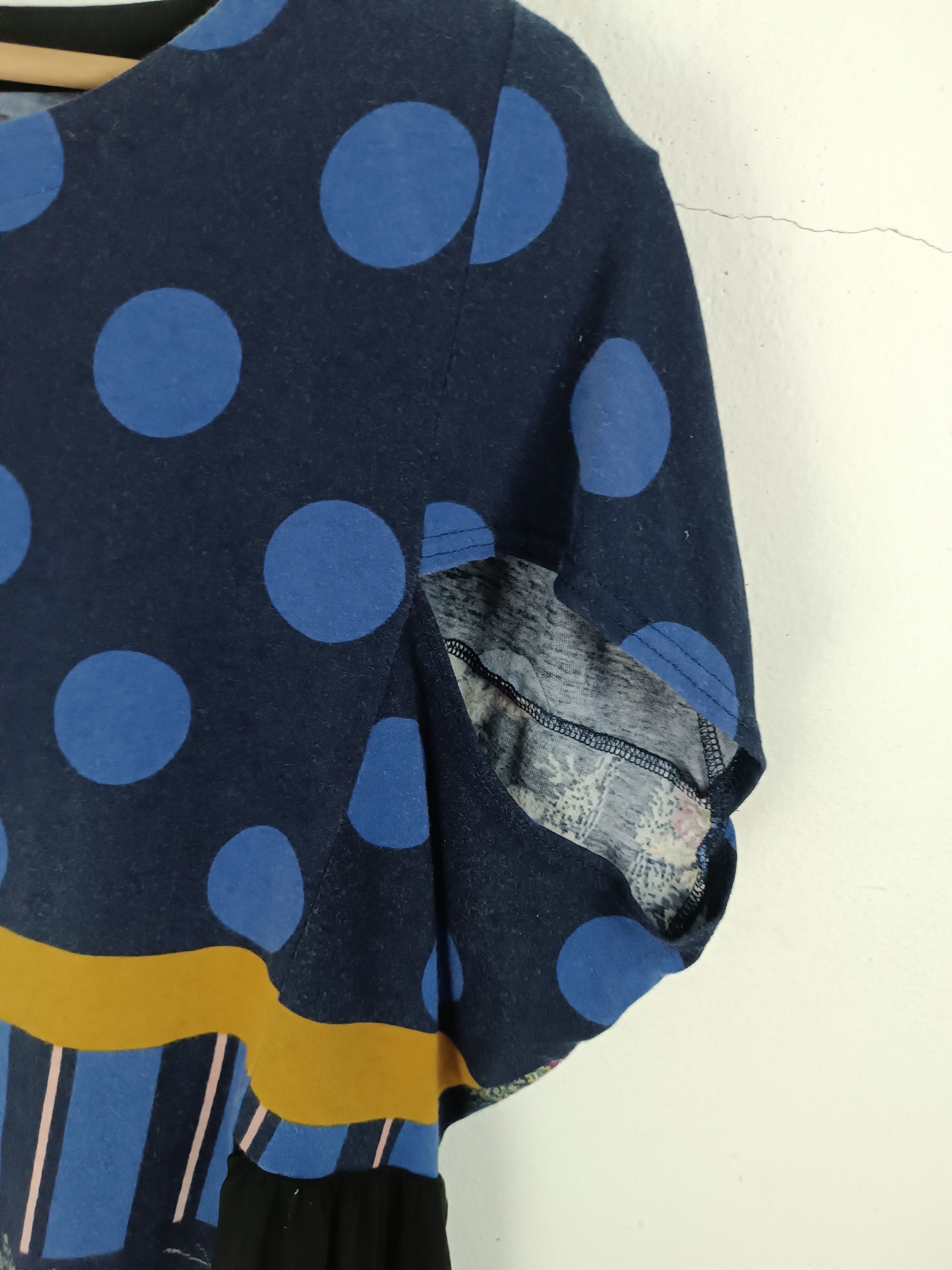 Vintage VINTAGE SUPER HAKKA POLKADOT CUTE INDIE SHIBORI TOP Size L / US 10 / IT 46 - 10 Thumbnail