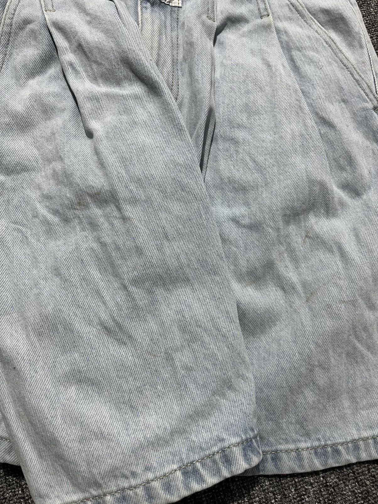 Marithe + Francois Girbaud jeans short pleated baggy pants Size US 28 / EU 44 - 5 Thumbnail