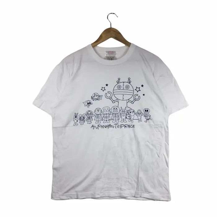 Anime Vtg ANPANMAN TERRACE ANIME Japan All Members Tee Shirt Size US L / EU 52-54 / 3 - 1 Thumbnail