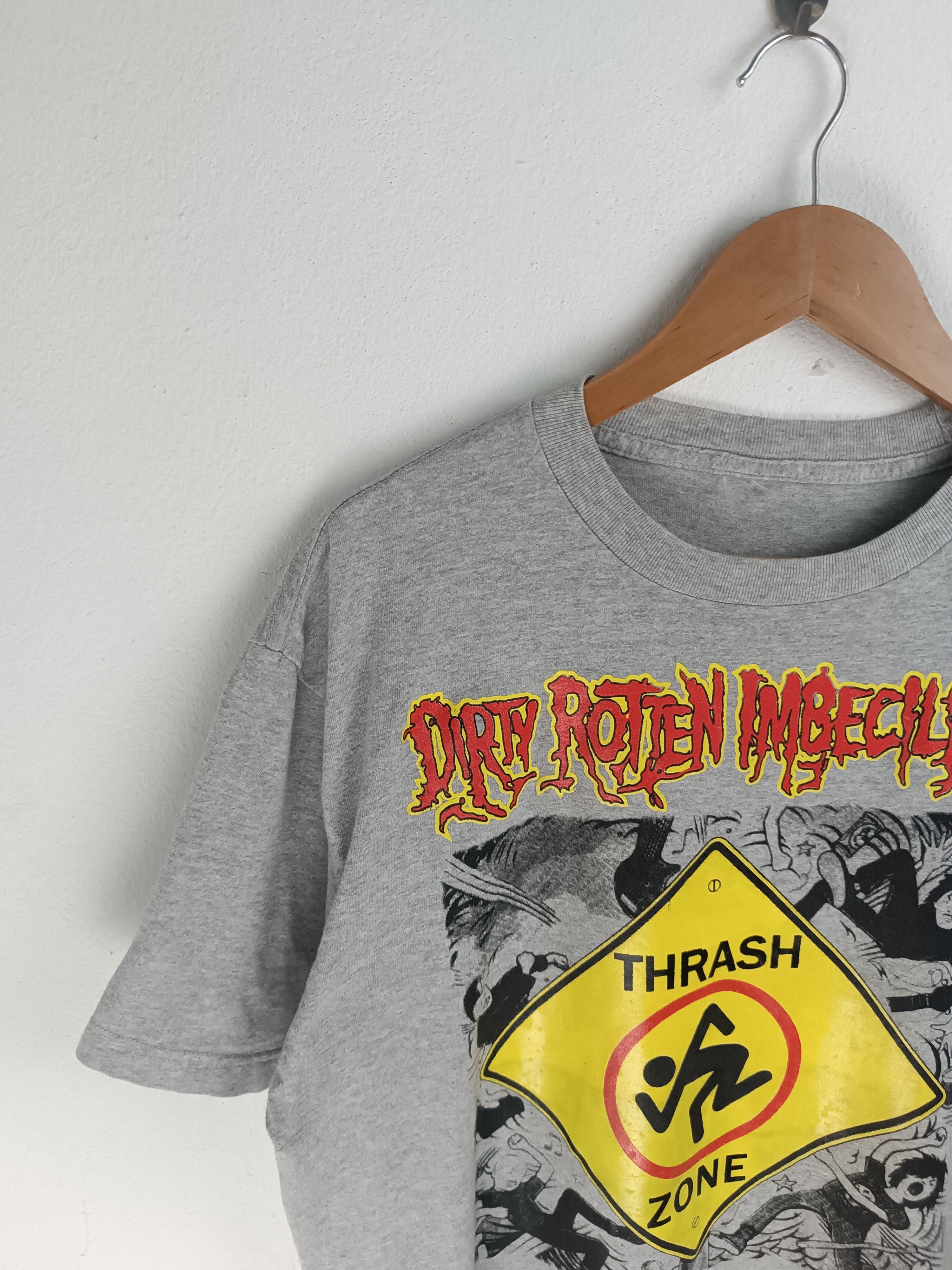 Band Tees VINTAGE DIRTY ROTTEN IMBECILES D.R.I THRASH ZONE TEE Size US L / EU 52-54 / 3 - 10 Thumbnail