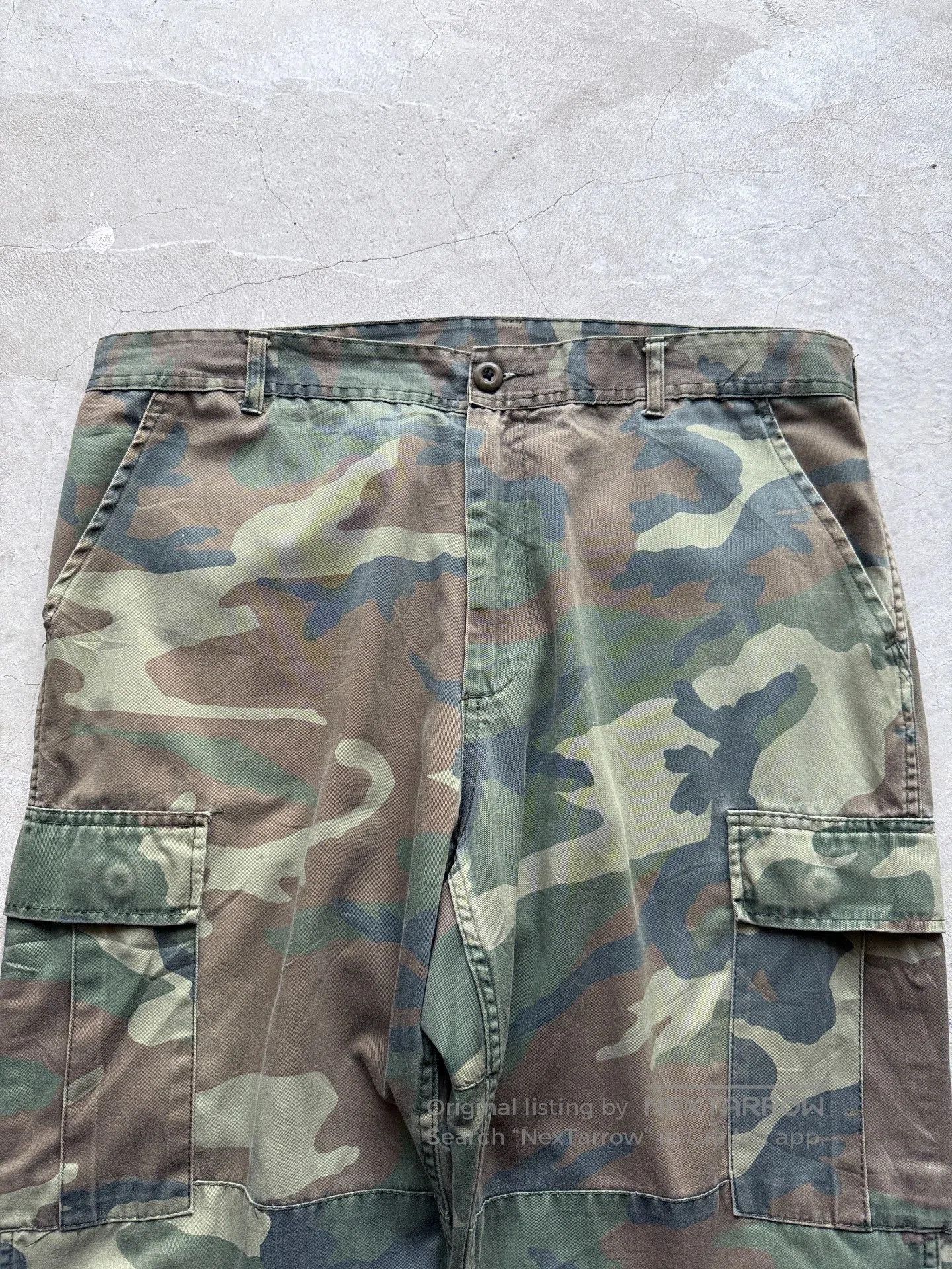 Vintage Vintage Military Camo Cargo Pants. Size US 36 / EU 52 - 3 Thumbnail