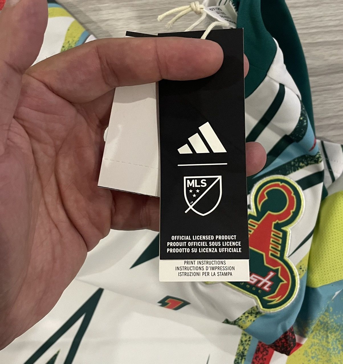 Adidas Adidas 2025/26 San Jose Clash Earthquakes Jersey Mens Medium Size US M / EU 48-50 / 2 - 6 Thumbnail