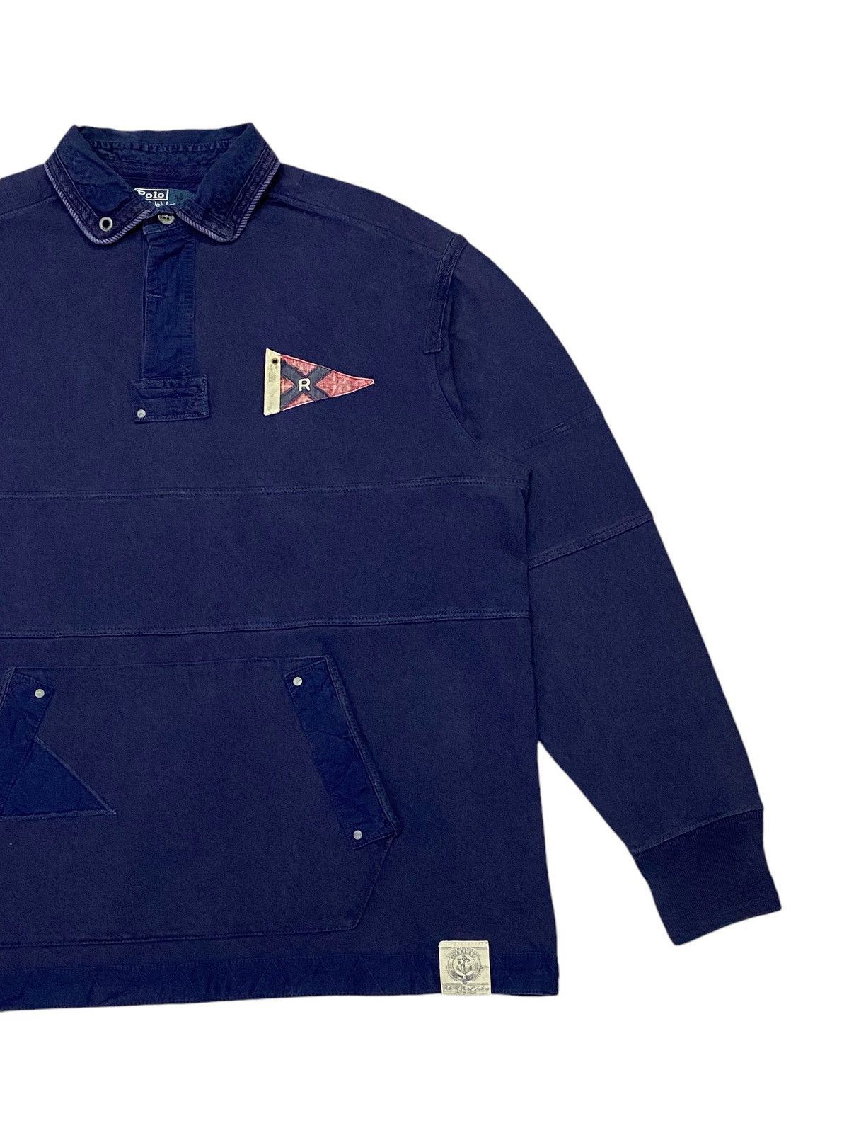 Polo Ralph Lauren × Vintage Vintage Polo Ralph Lauren PRLC Rugby Long Sleeve (Big Size) Size US XXL / EU 58 / 5 - 6 Thumbnail