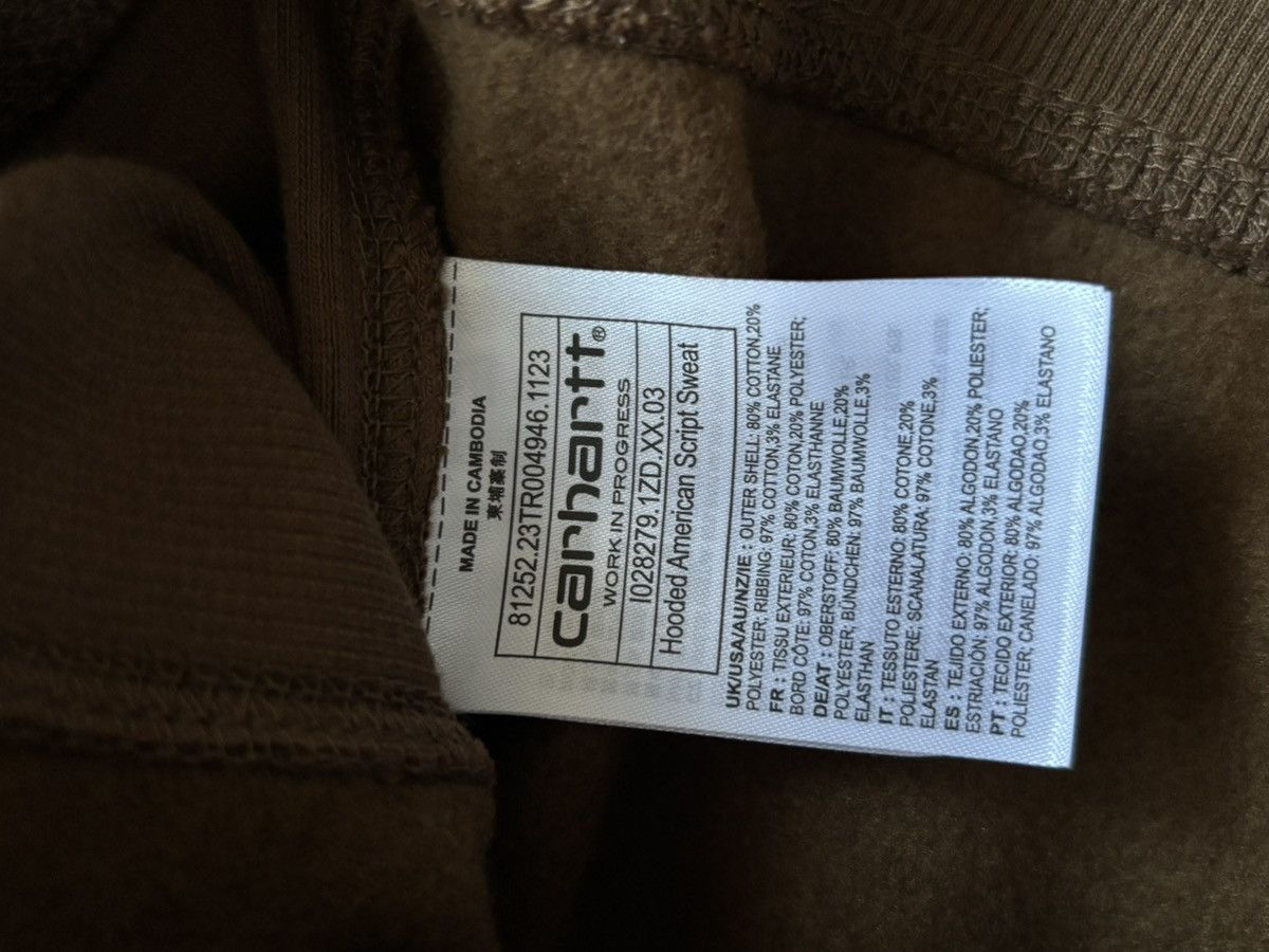 Carhartt Wip CARHARTT WIP AMERICAN SCRIPT HOODIE Size US M / EU 48-50 / 2 - 3 Thumbnail