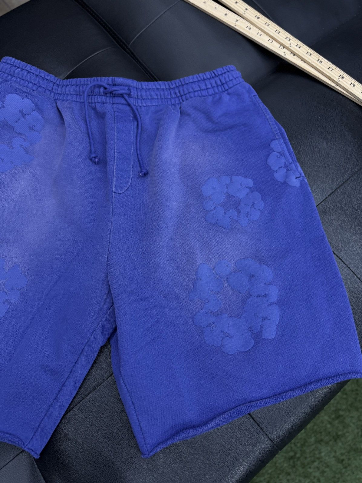 DENIM TEARS Denim Tears Blue 2025 Cotton Wreath Shorts XXL (NEW) Size US 38 / EU 54 - 2 Thumbnail