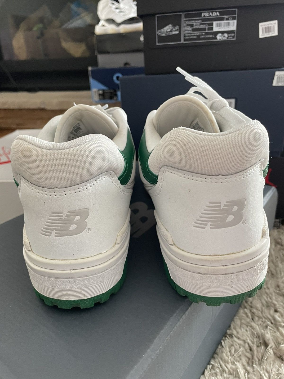 New Balance New Balance Mens 550 White Classic Pine Size US 11.5 / EU 44-45 - 6 Thumbnail