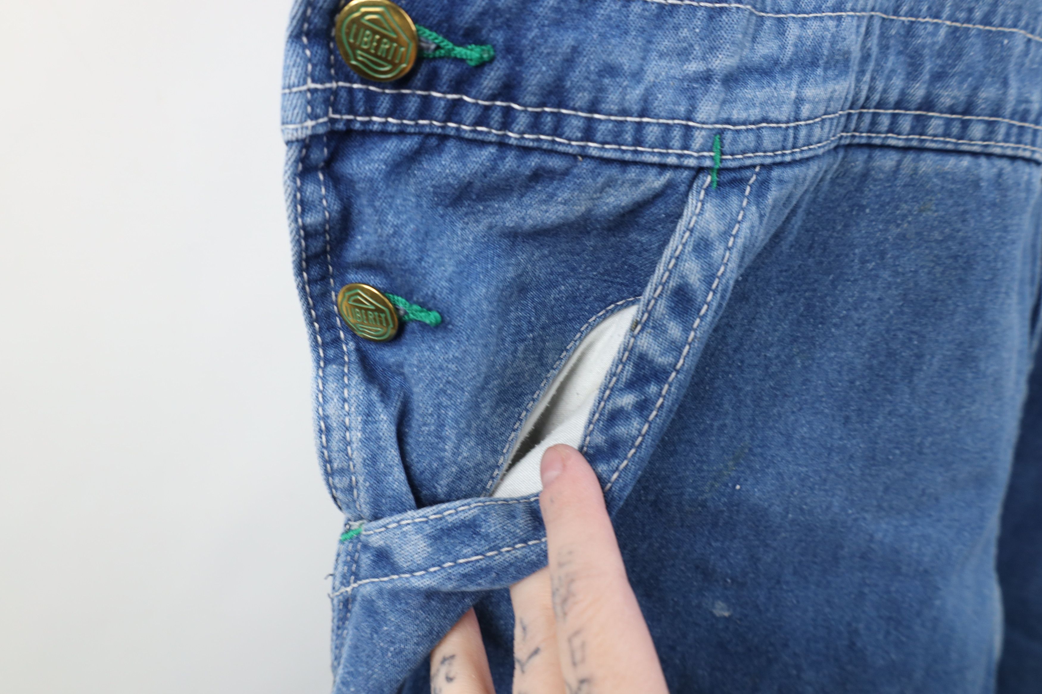 Vintage Vintage Y2K Streetwear Distressed Wide Leg Denim Overalls Size US 44 / EU 60 - 8 Thumbnail