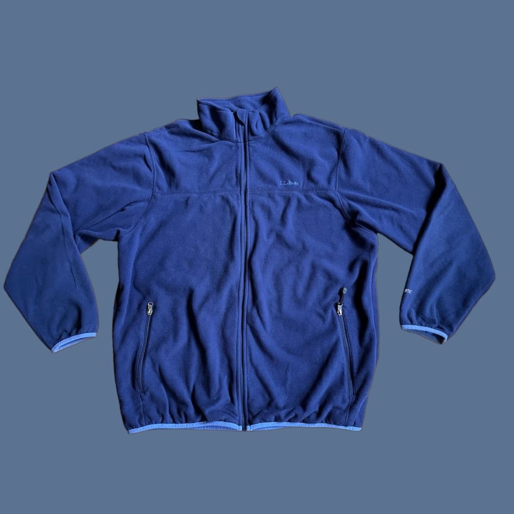 Vintage VINTAGE LL Bean Polartec Full Zip Fleece Men’s XL Blue Jacket Size US XL / EU 56 / 4 - 1 Thumbnail