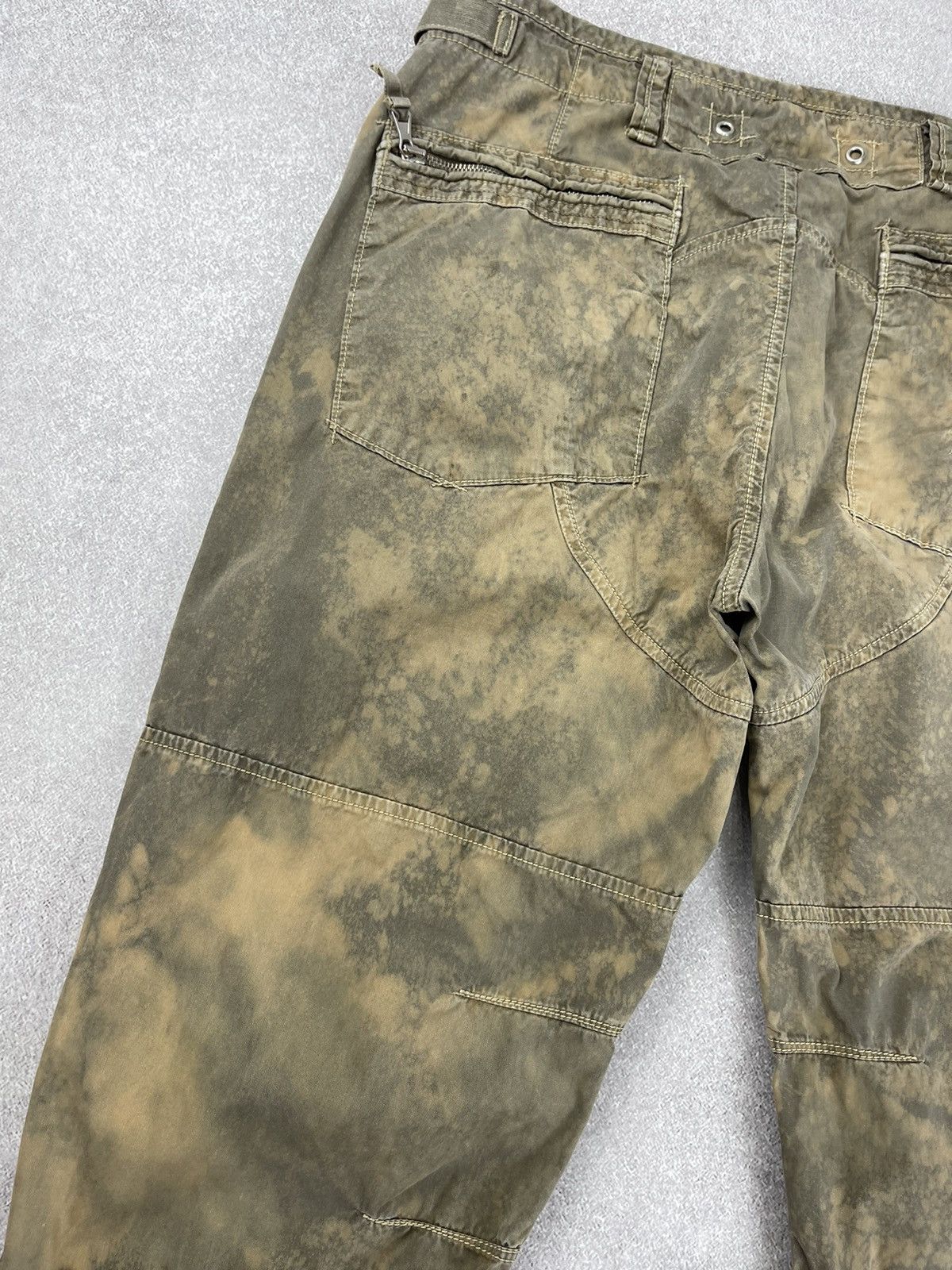 Aeronautica Militare Aeronautica Militare Custom Tie Dye Multipocket Cargo Pants Size US 33 - 14 Thumbnail