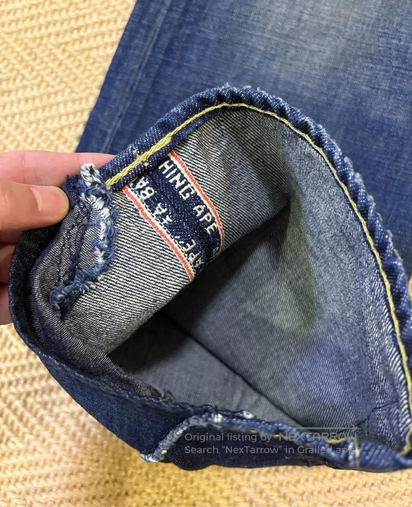 Bape bape type2 damage denim pants limited edition. Size US 42 / EU 58 - 6 Thumbnail