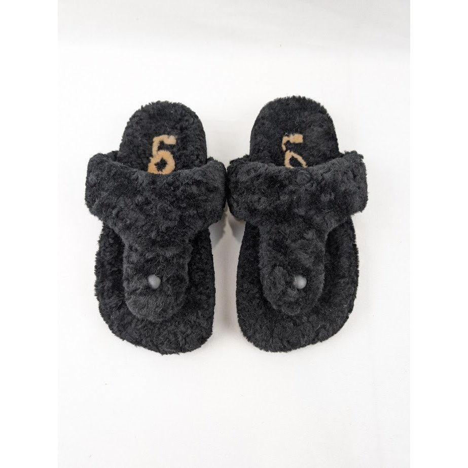 Loewe o1rshd1 Furry Sandals in Black Size US 6 / IT 36 - 14 Thumbnail