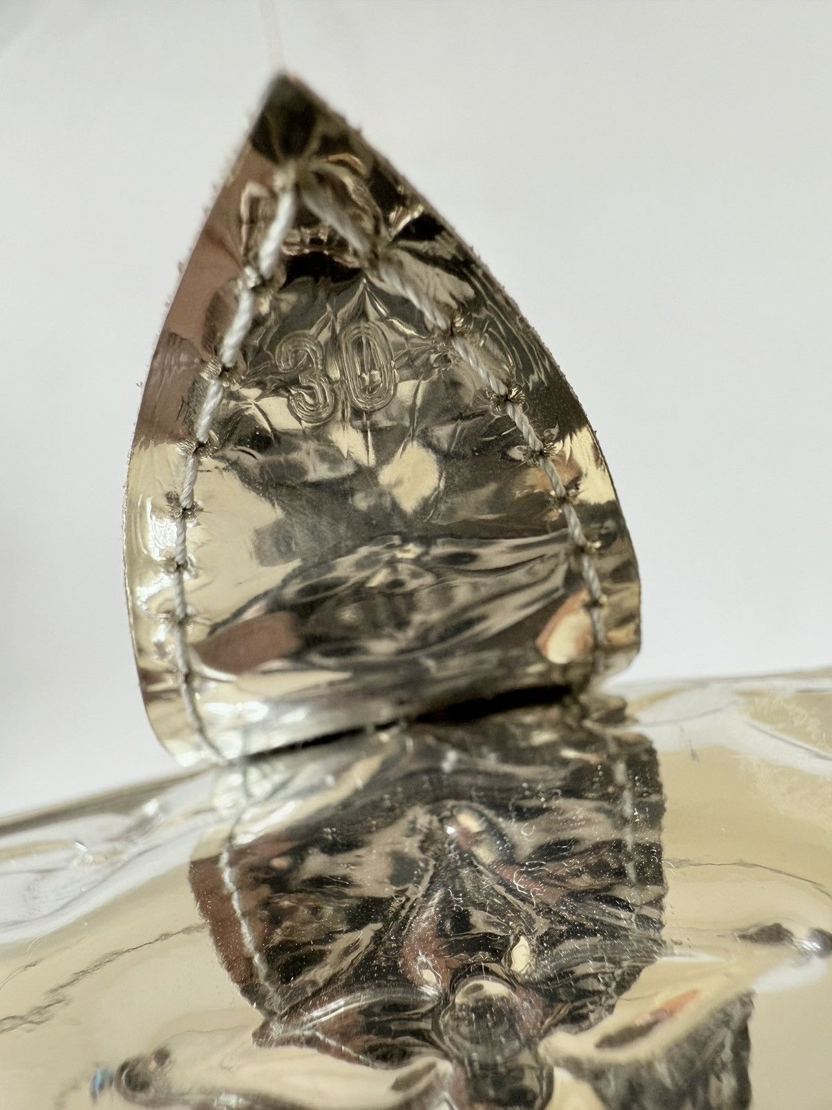 Louis Vuitton Louis Vuitton Limited Silver Monogram Miroir Speedy 30 Bag Size ONE SIZE - 15 Thumbnail