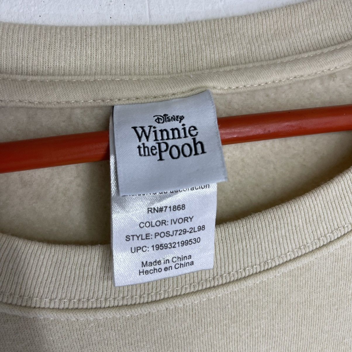 Anime × Cartoon Network Disney Winnie The Pooh Embroidered Crewneck Sweatshirt Size L / US 10 / IT 46 - 6 Thumbnail