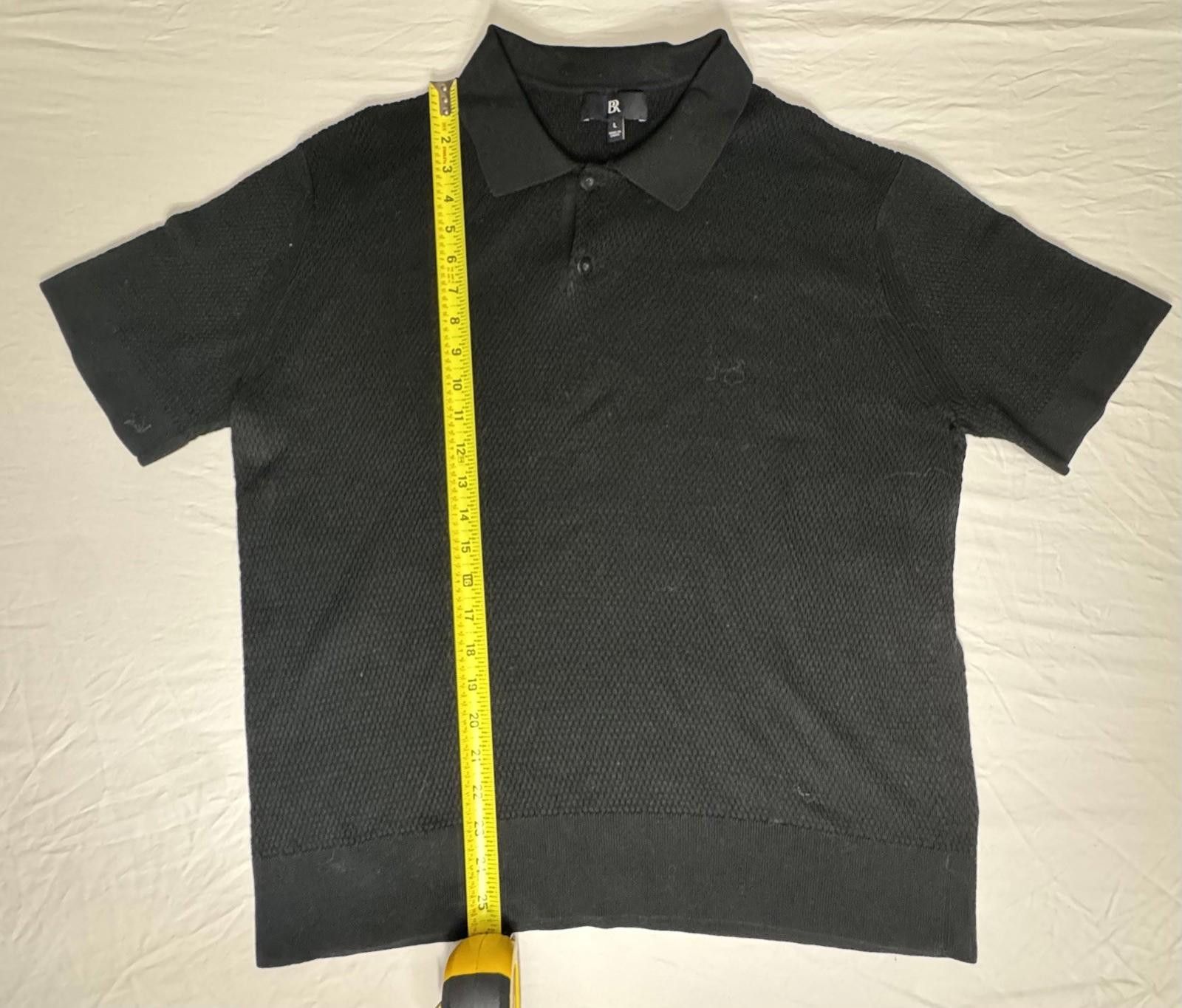 Banana Republic Banana Republic Mens Large Black Mesh Shirt Size US L / EU 52-54 / 3 - 3 Thumbnail