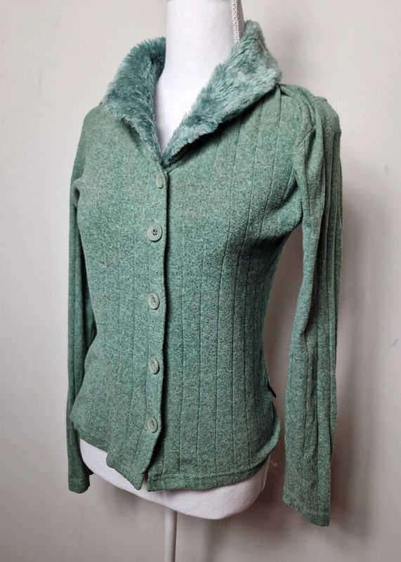 Hysteric Glamour Vintage faux fur archive y2k Avant garde japan cardigan Size M / US 6-8 / IT 42-44 - 1 Thumbnail