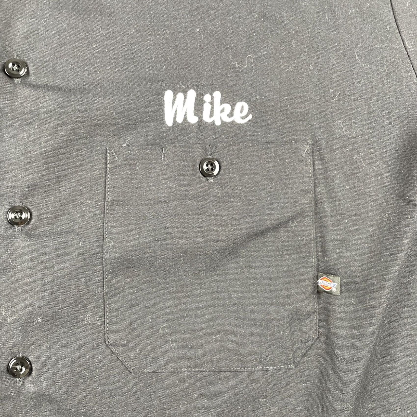 Dickies Dickies Auto Shop Work Shirt Button Up Embroidered Black XL Size US XL / EU 56 / 4 - 4 Thumbnail