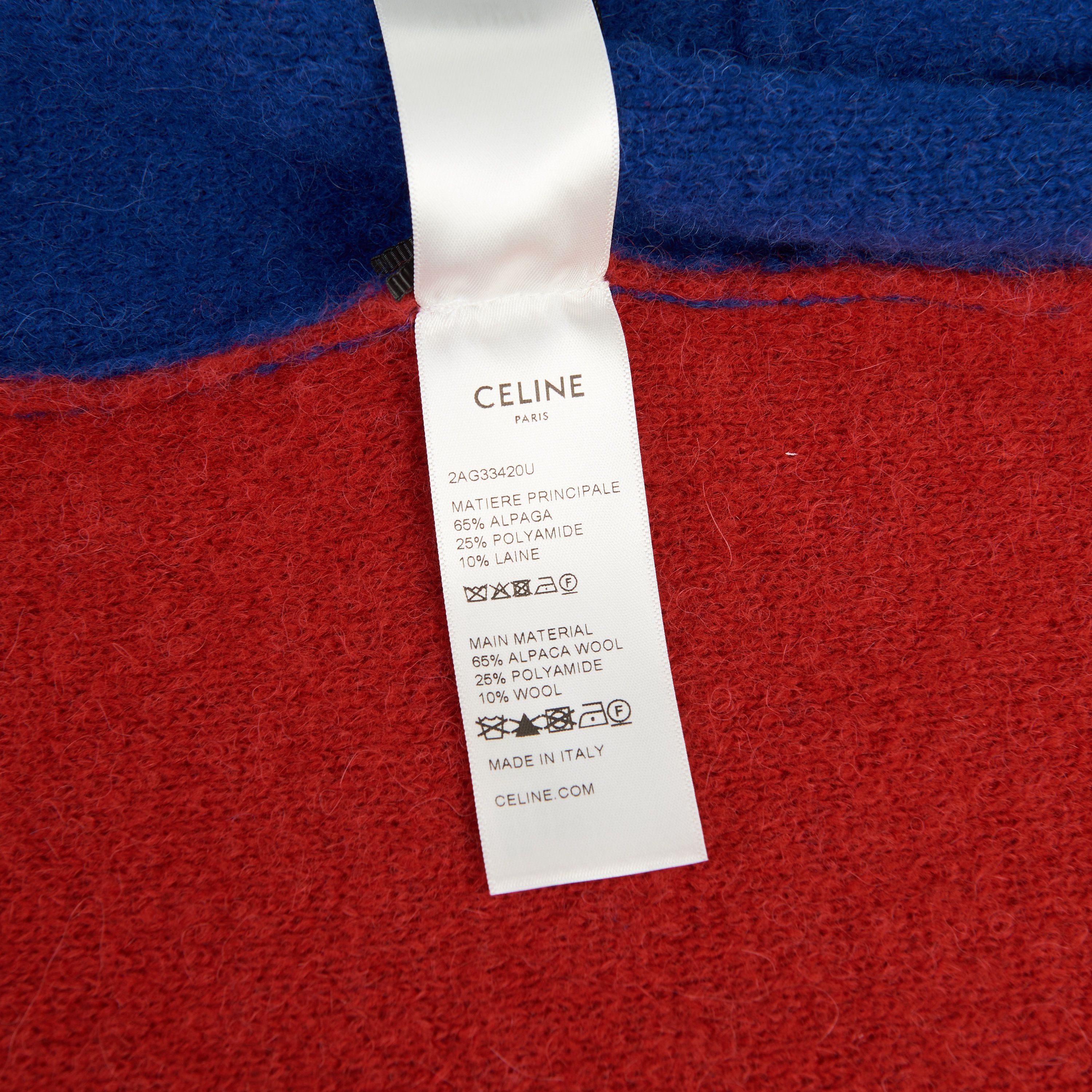 Celine Long Alpaca Wool Cardigan - Sequin Embroidery Size US L / EU 52-54 / 3 - 11 Thumbnail