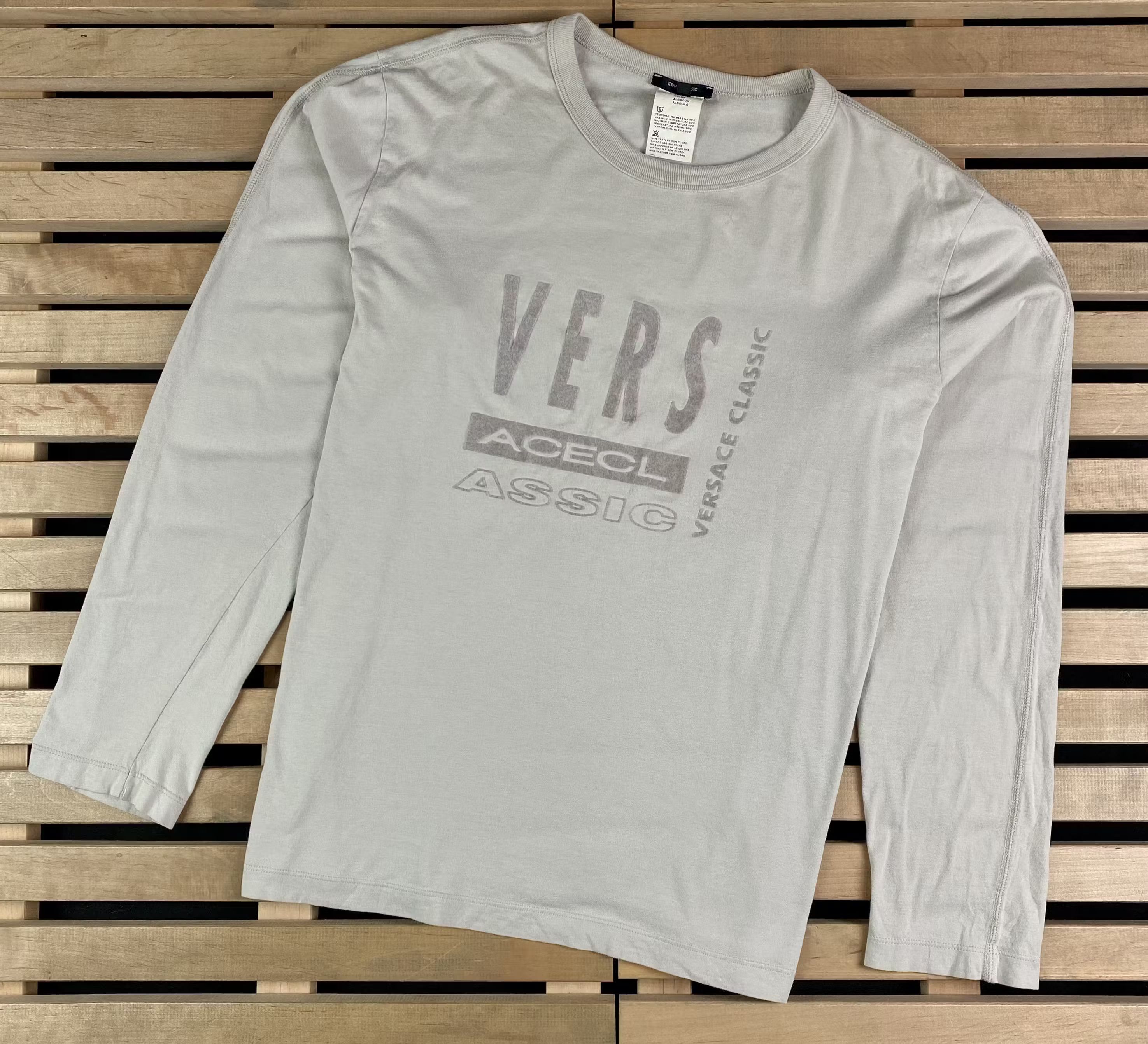 Versace × Vintage Mens Versace Vintage Long Sleeve Size XL Size US XL / EU 56 / 4 - 1 Thumbnail