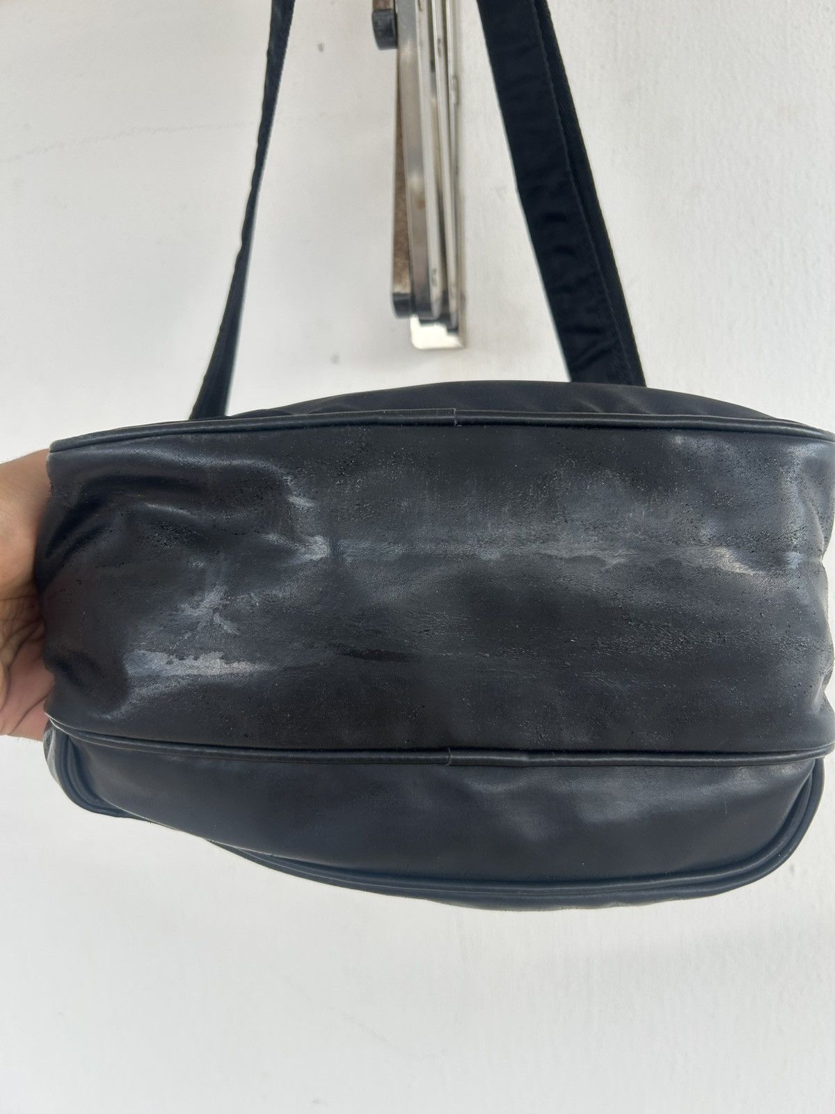 Y's Y’s Pour Homme Vintage Black Nylon Shoulder Bag Size ONE SIZE - 12 Thumbnail