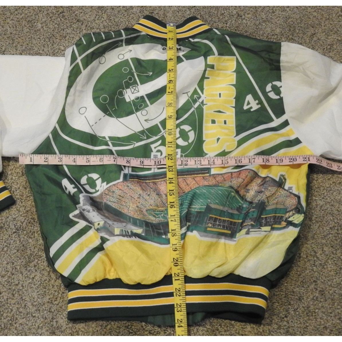 Chalk Line Vintage 90s Green Bay Packers Fanimation Chalkline Jacket YO Size US XL / EU 56 / 4 - 6 Thumbnail