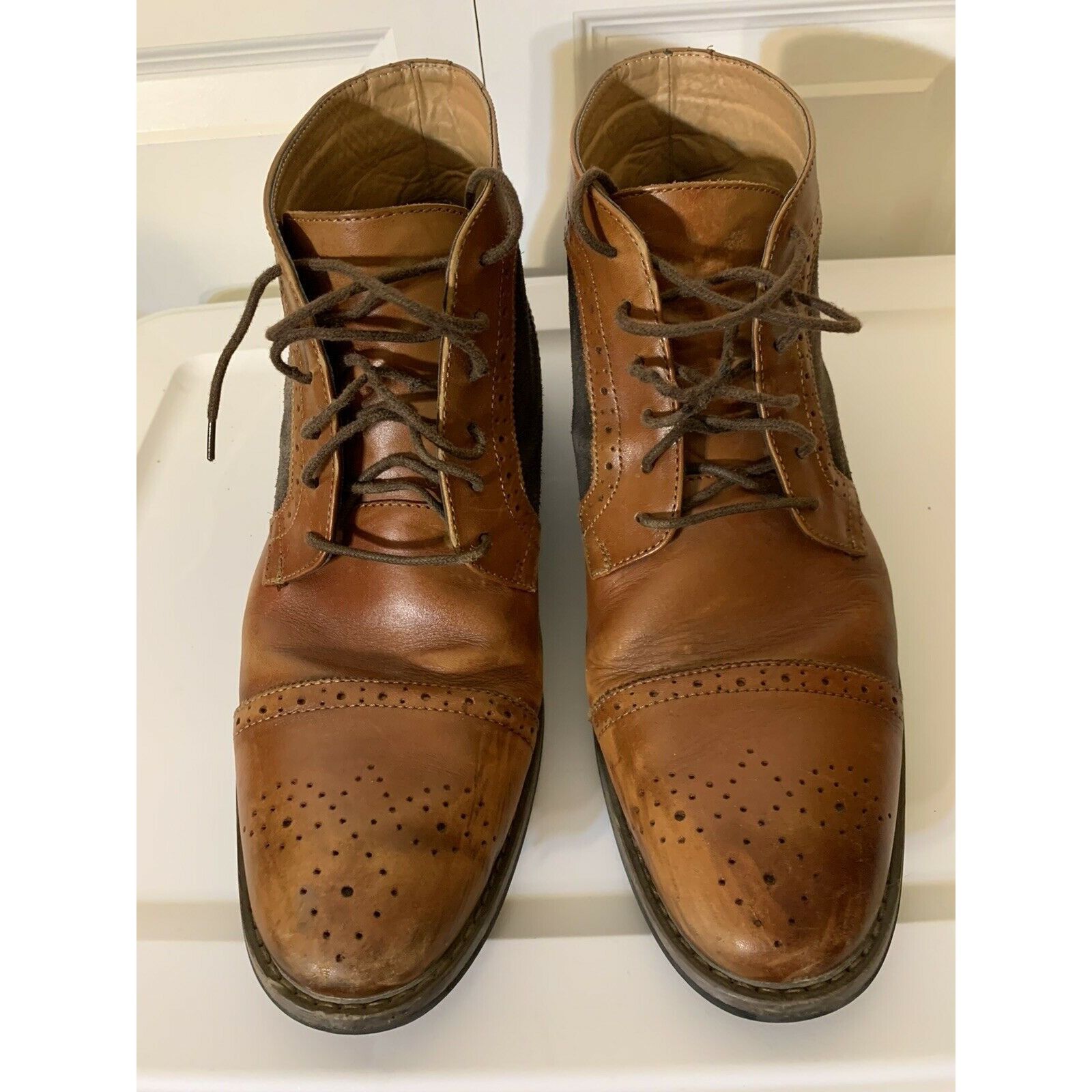 La Milano La Milano Men's Sz 13 Brown Leather Ankle Boot | Grailed