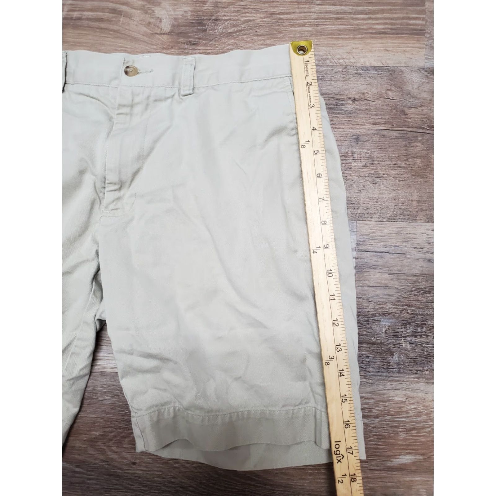 Polo Ralph Lauren Polo Ralph Lauren Chino Shorts Men Size 32 Classic Fit 9" Inseam Beige Cotton Pocket Zip Front Flat Front Pockets Casual Modern Hipster Vintage No N/A Size US XS / EU 42 / 0 - 7 Thumbnail