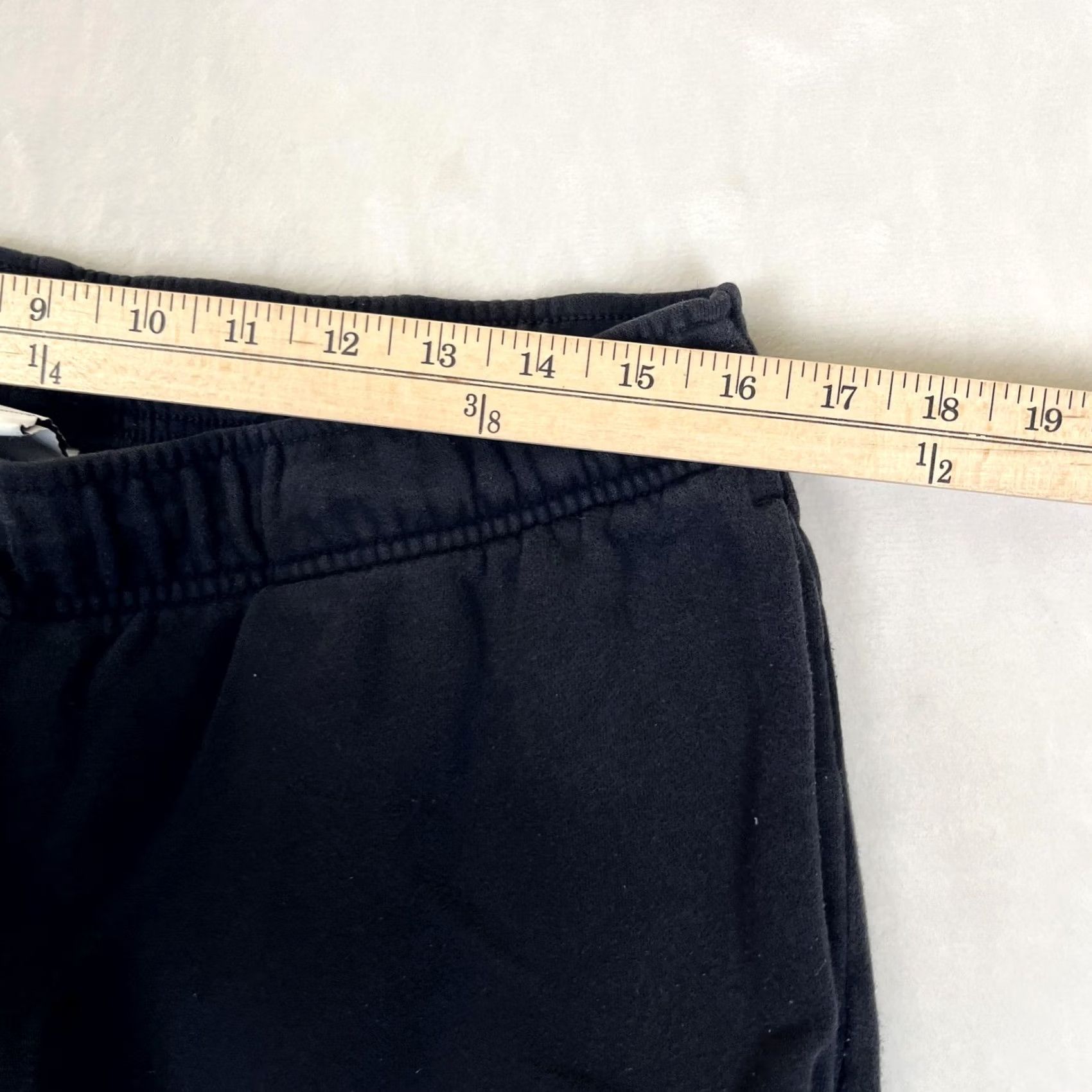 Nike Nike Sweatpants Womens Large Black Fleece Joggers Logo Elastic Waist Lounge Size 36" / US 14 / IT 50 - 4 Thumbnail
