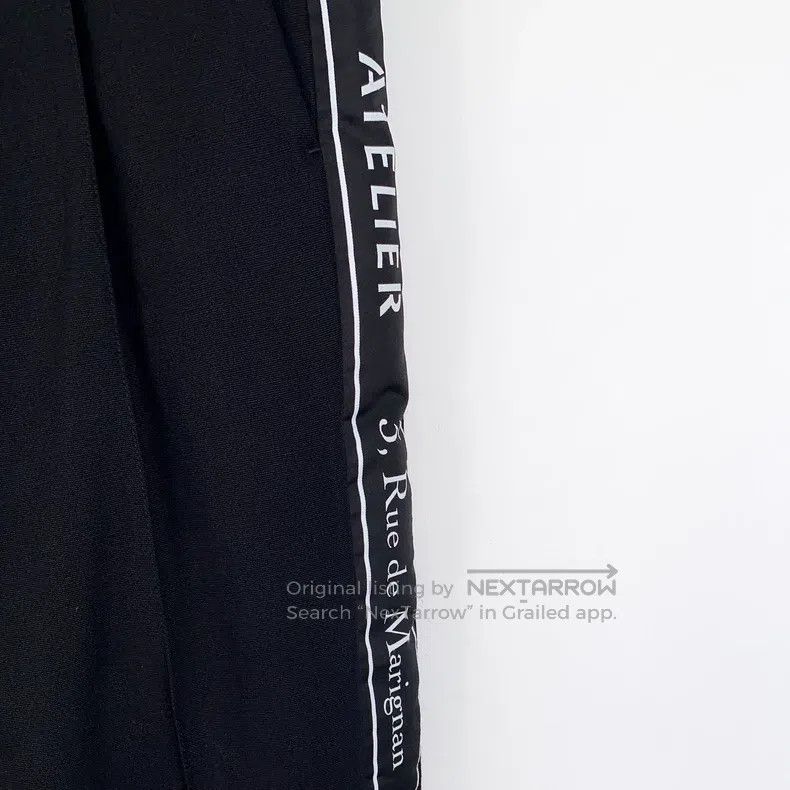 Dior Black side logo letter string label wool drawstring c