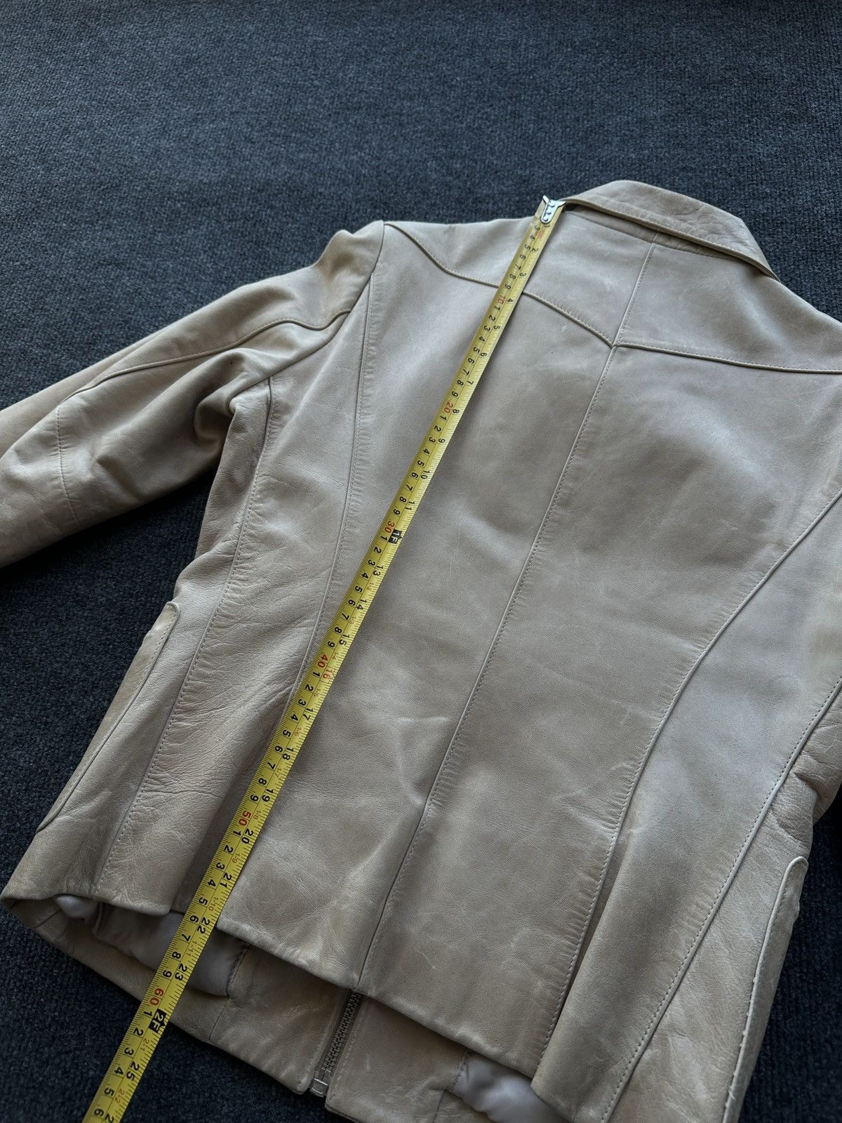 Leather 🚨 LEATHER WOMEN OPIUM LUXURY JACKET ZIP AVANT GARDE POCKET Size XS / US 0-2 / IT 36-38 - 11 Thumbnail