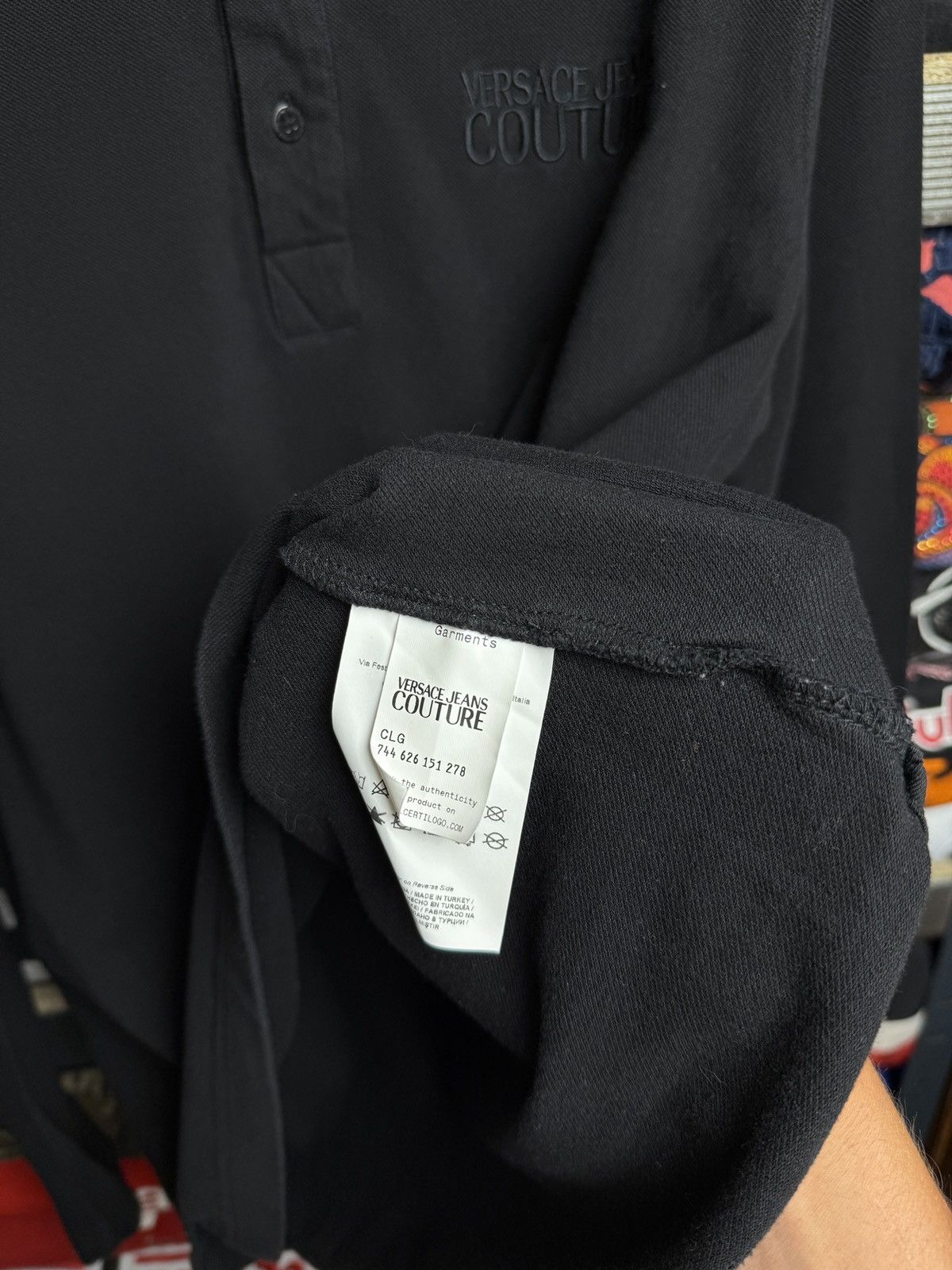 Versace × Versace Jeans Couture Versace Jeans Couture Longsleeve Polo L Size US L / EU 52-54 / 3 - 6 Thumbnail
