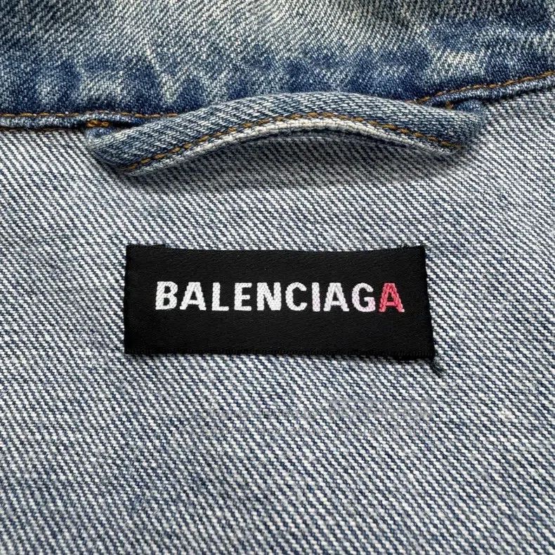 Balenciaga Balenciaga Graffiti Denim Jacket Size US M / EU 48-50 / 2 - 2 Thumbnail