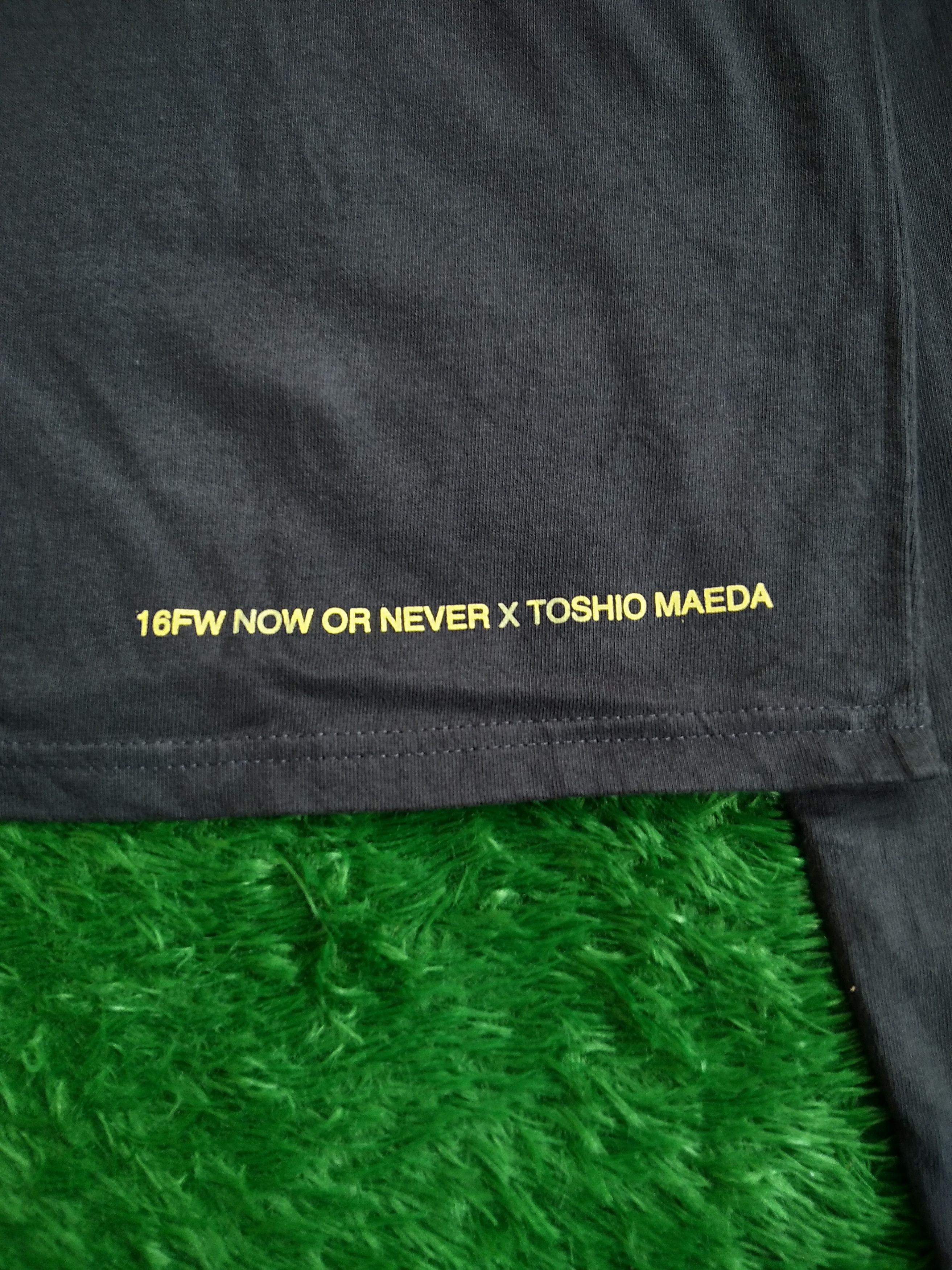 If Six Was Nine × Japanese Brand × Le Grande Bleu (L.G.B.) VTG FW16 Now Or Never x Toshio Maeda Long Sleeve T shirt Size US L / EU 52-54 / 3 - 6 Thumbnail