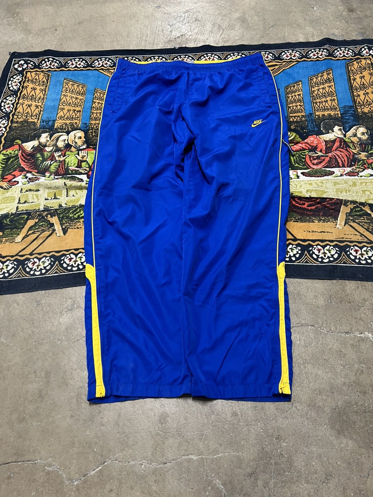 Nike Vintage Nike blue track pants size xl baggy wide leg y2k Size US 36 / EU 52 - 4 Thumbnail