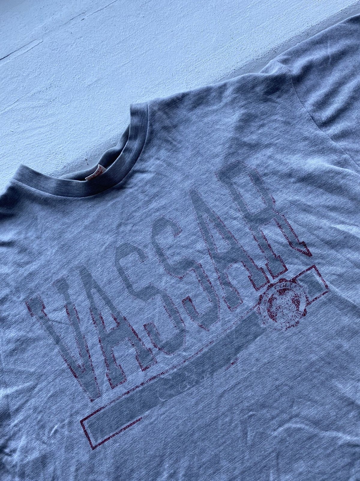 Vintage 1980s🔥Vassar College Gray Vintage Shirt Men University Size US L / EU 52-54 / 3 - 4 Thumbnail