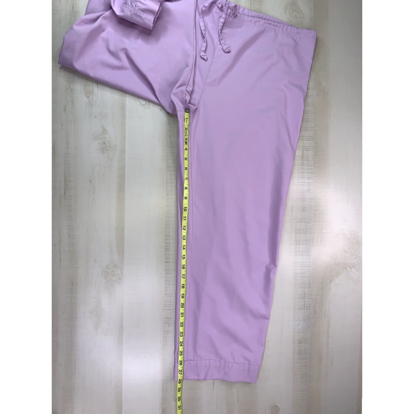 Dickies Dickies Purple Scrub Bottoms Womens L Drawstring Soft Straight Leg Pants-44A Size 36" / US 14 / IT 50 - 4 Thumbnail