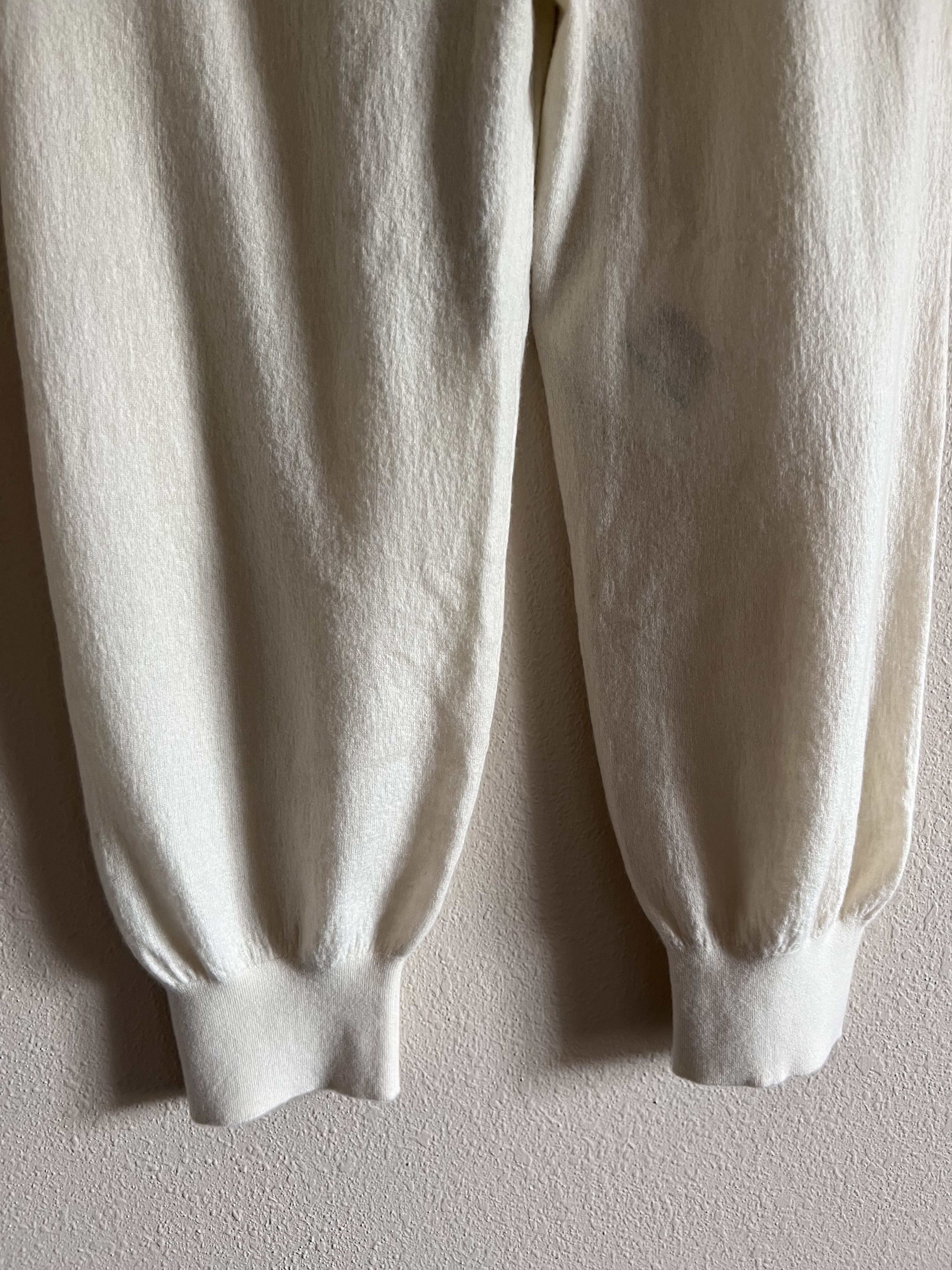 Rick Owens Rick Owens Fogachine Cashmere Sweatpants in Natural Size US 30 / EU 46 - 7 Thumbnail