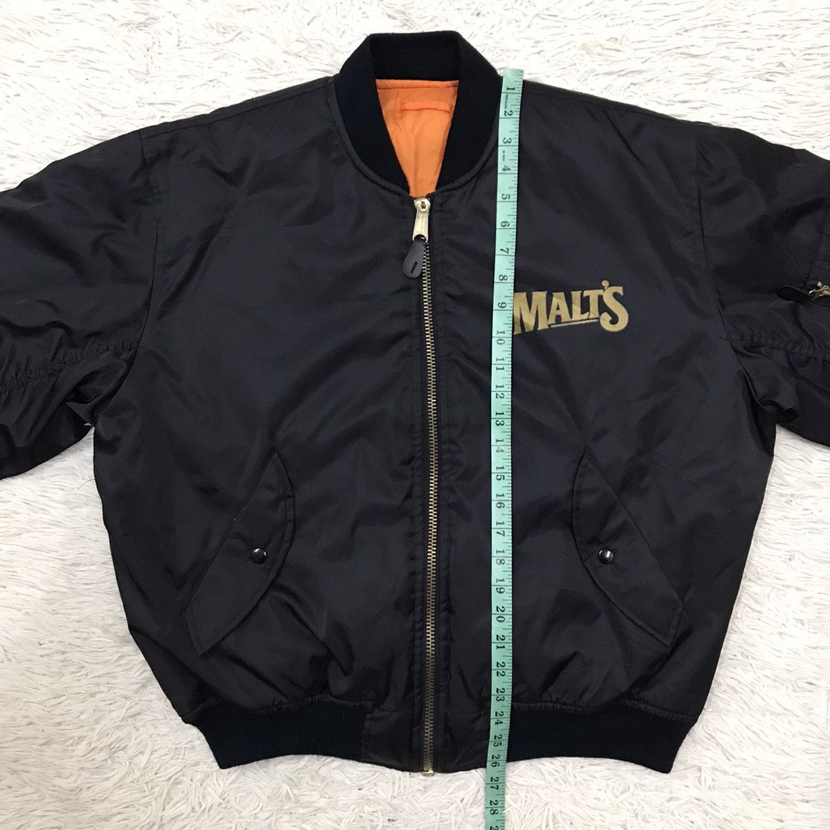 MLB Vintage Malt’s Riversible Bomber Jacket Size US XL / EU 56 / 4 - 15 Thumbnail
