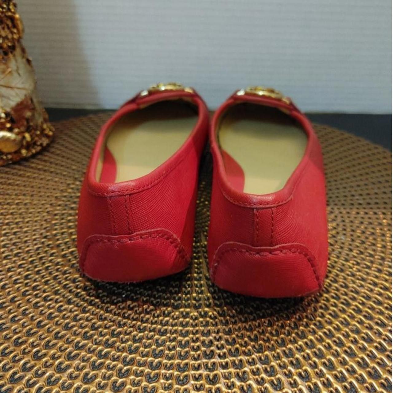 Michael Kors Stylish Michael Kors Red Ballet Flats with MK Logo Size US 8.5 / IT 38.5 - 4 Thumbnail