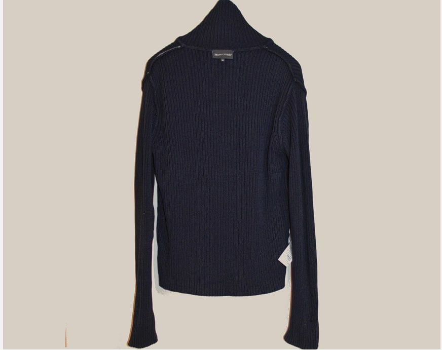 Marc O'Polo Marc O’Polo Unisex Sweater M Navy Blue 100% Cotton Size M / US 6-8 / IT 42-44 - 5 Thumbnail