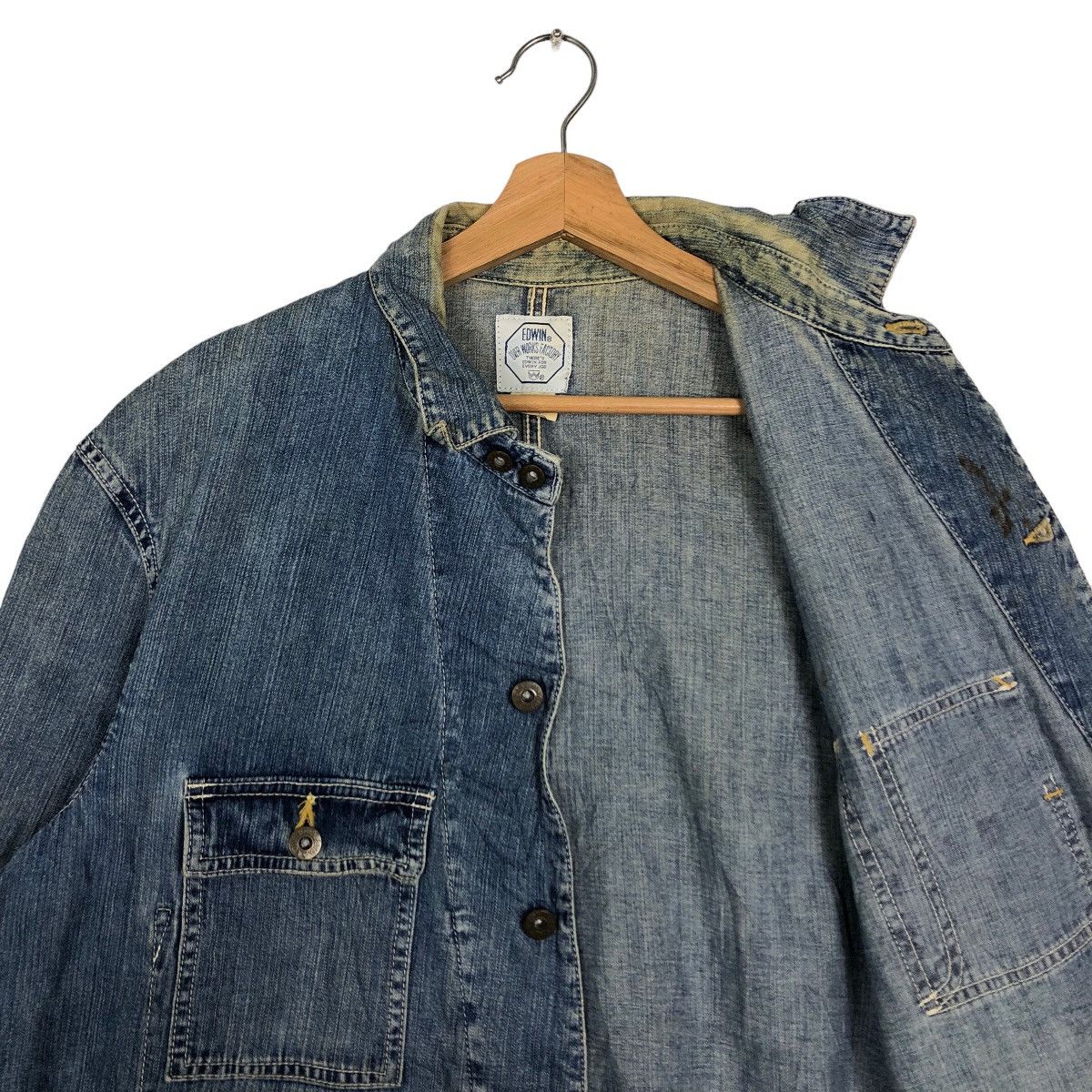 Toyo Enterprises 🔥90’s Chore Jacket Edwin Over Works Factory Toyo Enterprise Size US L / EU 52-54 / 3 - 10 Thumbnail