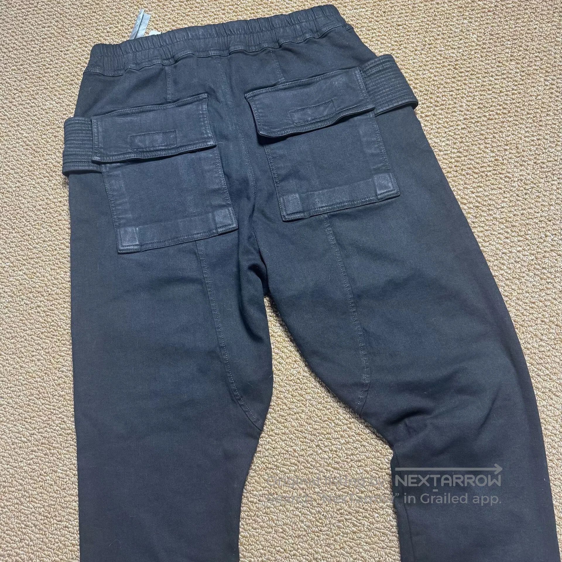 Rick Owens Rick Owens 24FW Waxed Double Ring Cargo Jeans. Size US 32 / EU 48 - 3 Thumbnail