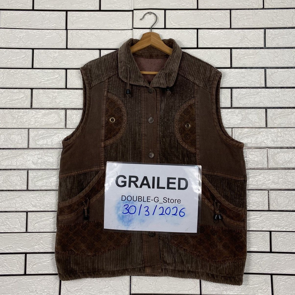 Japanese Brand 📌Vintage Vest Jacket Embroidery Unbranded Issey Miyake Size US M / EU 48-50 / 2 - 1 Thumbnail