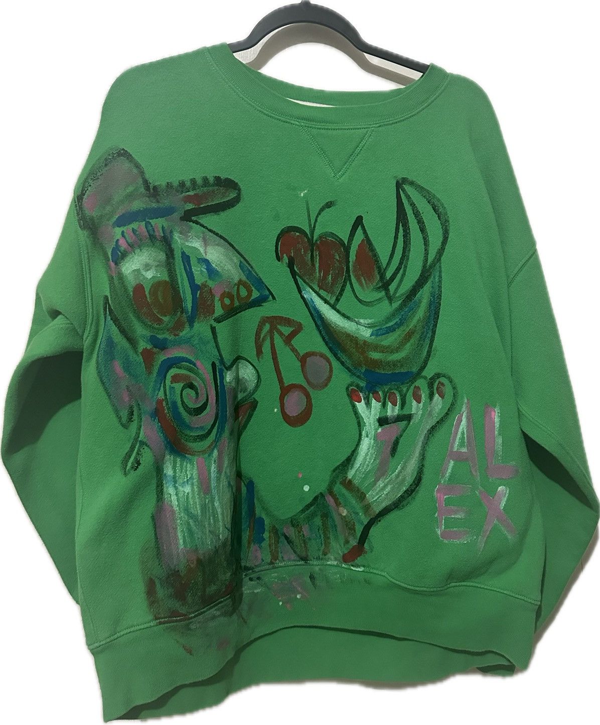 Other Hand painted art on a j crew crew neck Size US L / EU 52-54 / 3 - 1 Preview