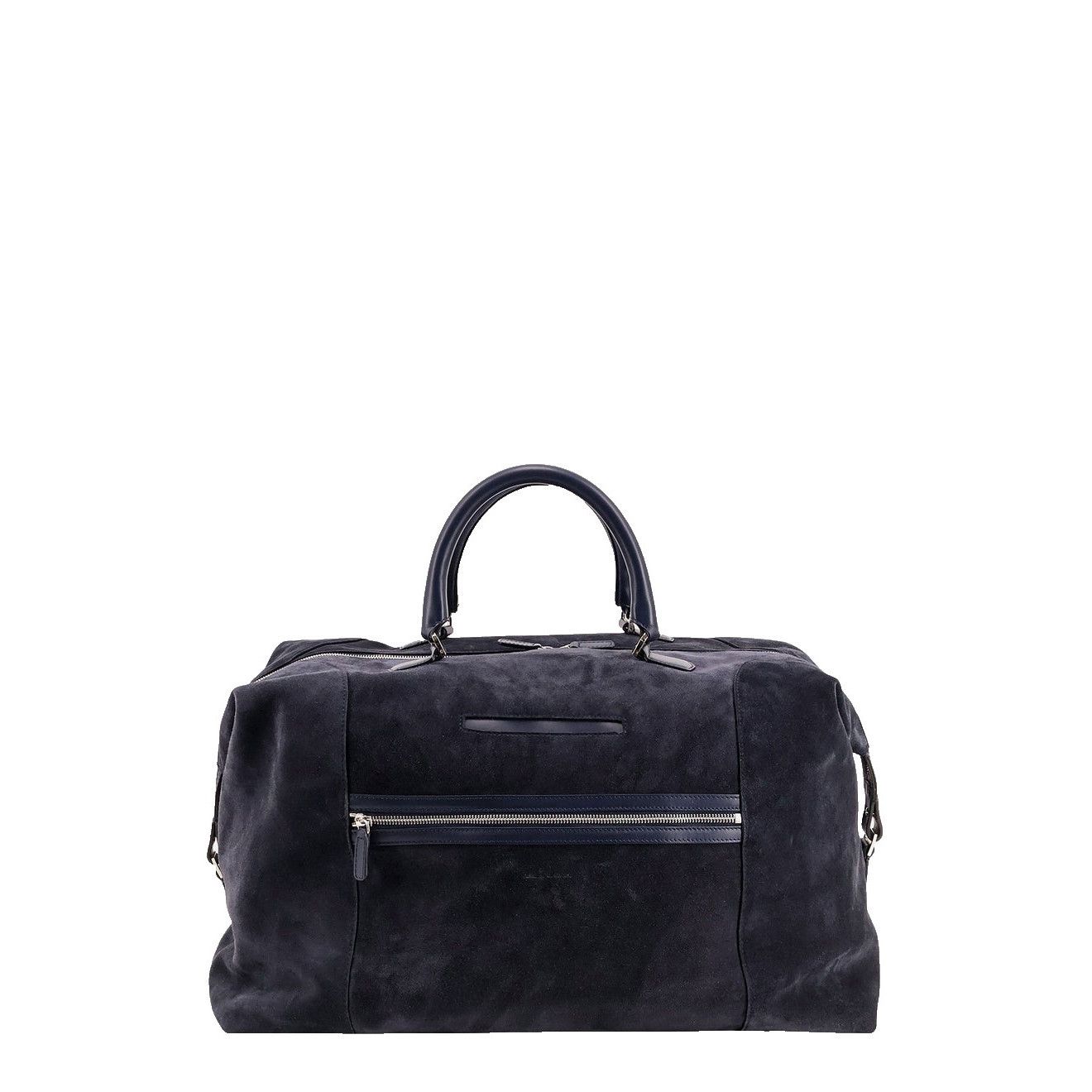 Kiton KITON Blue Suede Weekend Duffle Bag New & Authentic Size ONE SIZE - 1 Thumbnail
