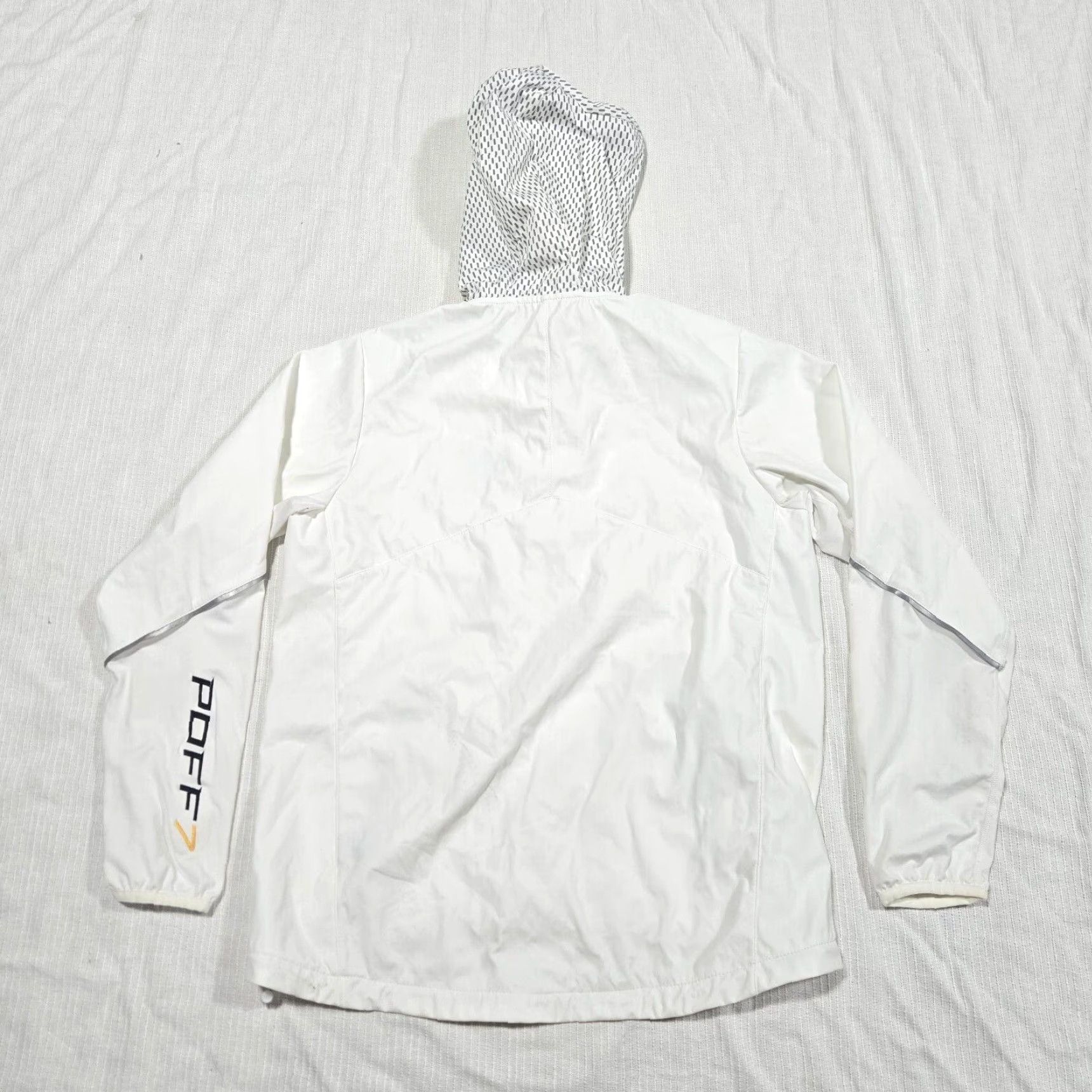 Vintage Floyd VA Buffalo Volleyball White Rain Jacket Coat Full Zip Adult Women's XS Coat Women XS White Rain Coat Full Zip Size XS / US 0-2 / IT 36-38 - 8 Thumbnail