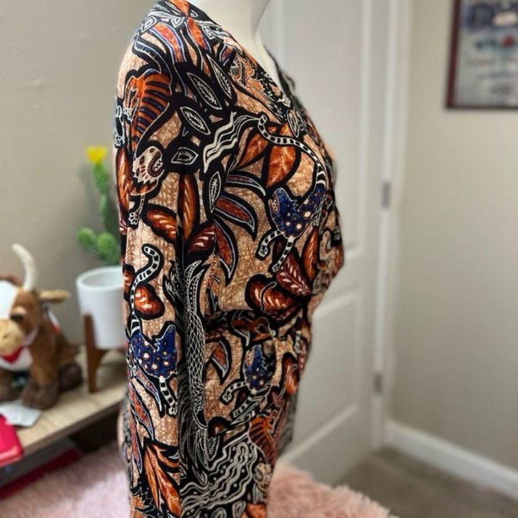 Other H&M Women’s Boho Floral Romper Bell Sleeve Tie Waist Size S Size 27" / US 4 / IT 40 - 8 Thumbnail