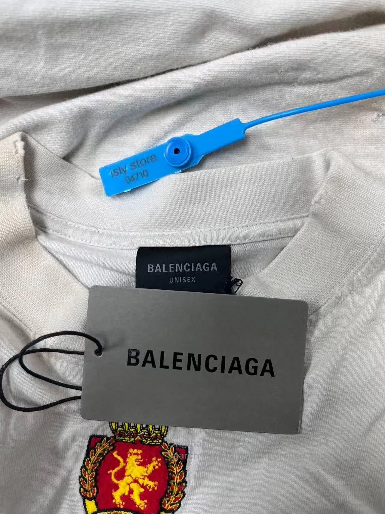Balenciaga Balenciaga Men's Crewneck Printed Long-sleeve T-shirt. Size US L / EU 52-54 / 3 - 5 Thumbnail