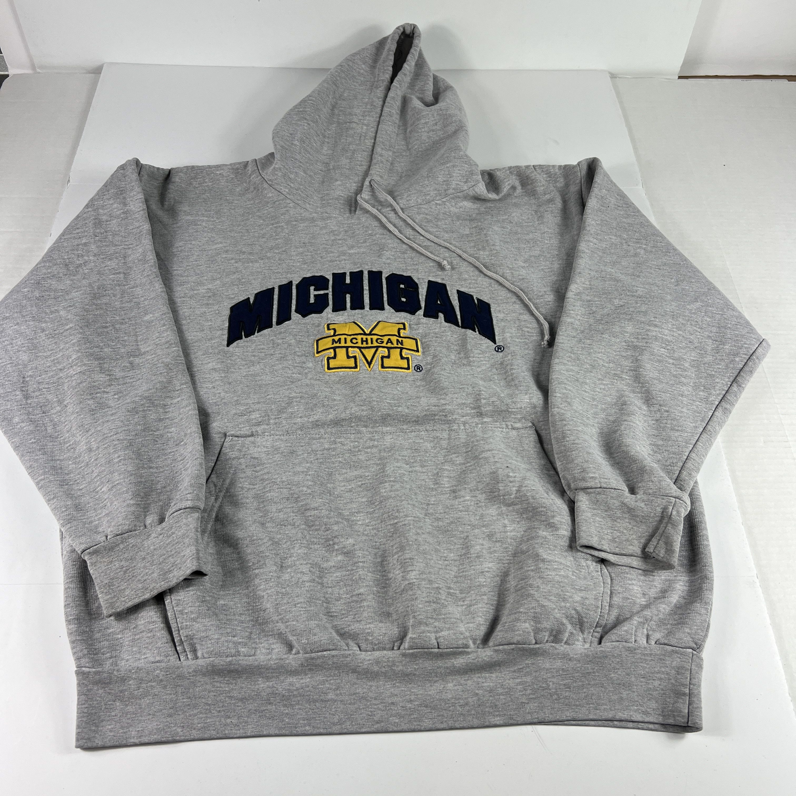 Ncaa Y2K Big Ball Sports Michigan Wolverines Sweatshirt Hoodie Grailed
